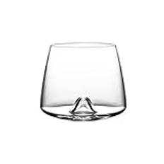 Glas vinglas Crystal Scotch Whiskey Glass Rocks Glas Tumbler Eddy Bottom Swirl Designer Wine Cup För Bar Whisky Shot Glass (Crystal Eddy Glass 300ml)