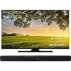 Prosonic 55" QLED UHD Android TV 55QAND9023 + PS30W23 soundbar (På lager i varehus)