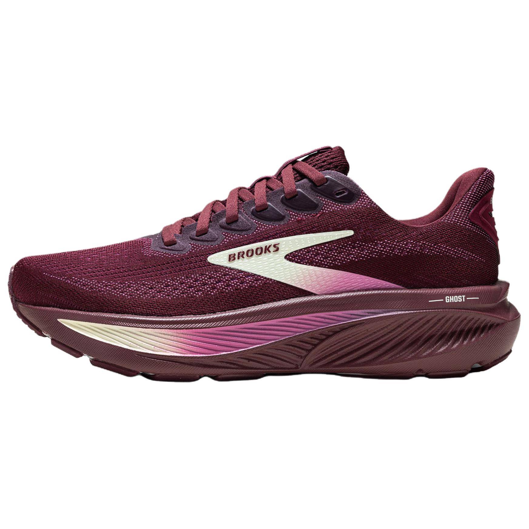 Brooks Ghost 17 Mångsidiga Bekväma Stötdämpande Hållbara Andningsbara Responsiva Löparskor Dam sneakers Röd 120431-1B-581 cm black