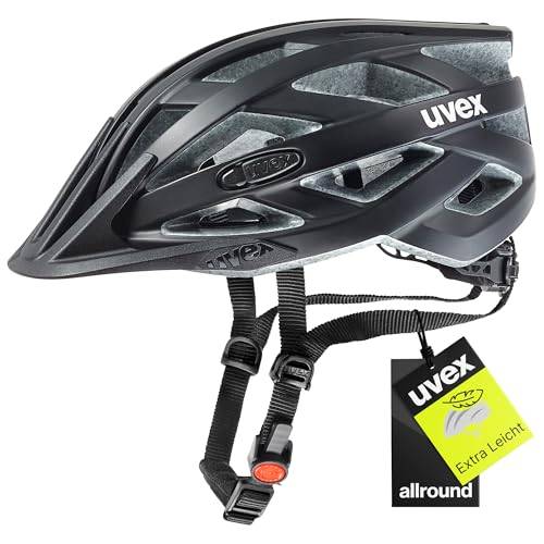 uvex i-vo cc Fahrradhelm - Unisex Erwachsene - schwarz matt - 56-60 cm