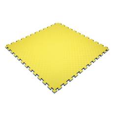 Fitnessgulv - EVA-skum - Gul/Grå - 1 m2 - 2,2 cm.