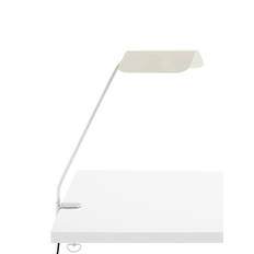 Apex Desk Clip Lamp fra Hay (Oyster White)