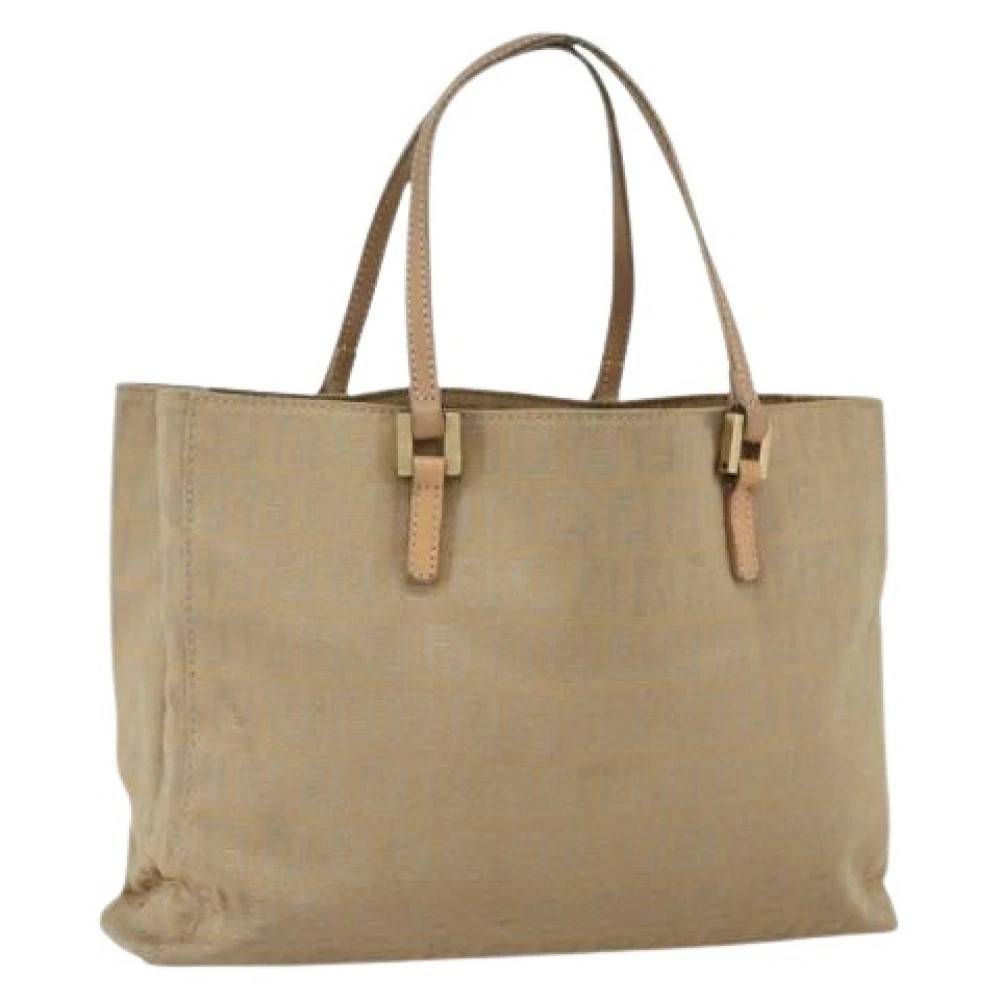 Fendi Vintage Pre-owned Vintage Tote Bag - Vintage - Dame - Beige - ONE SIZE -