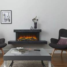Brockenhurst 1600 - Grå Marmor Elektrisk kamin | Etanolkamin-shop.se