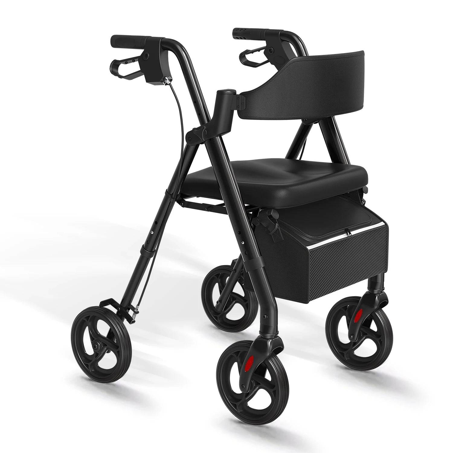 Rollator för dig med nedsatt balans och rörlighet - Svart