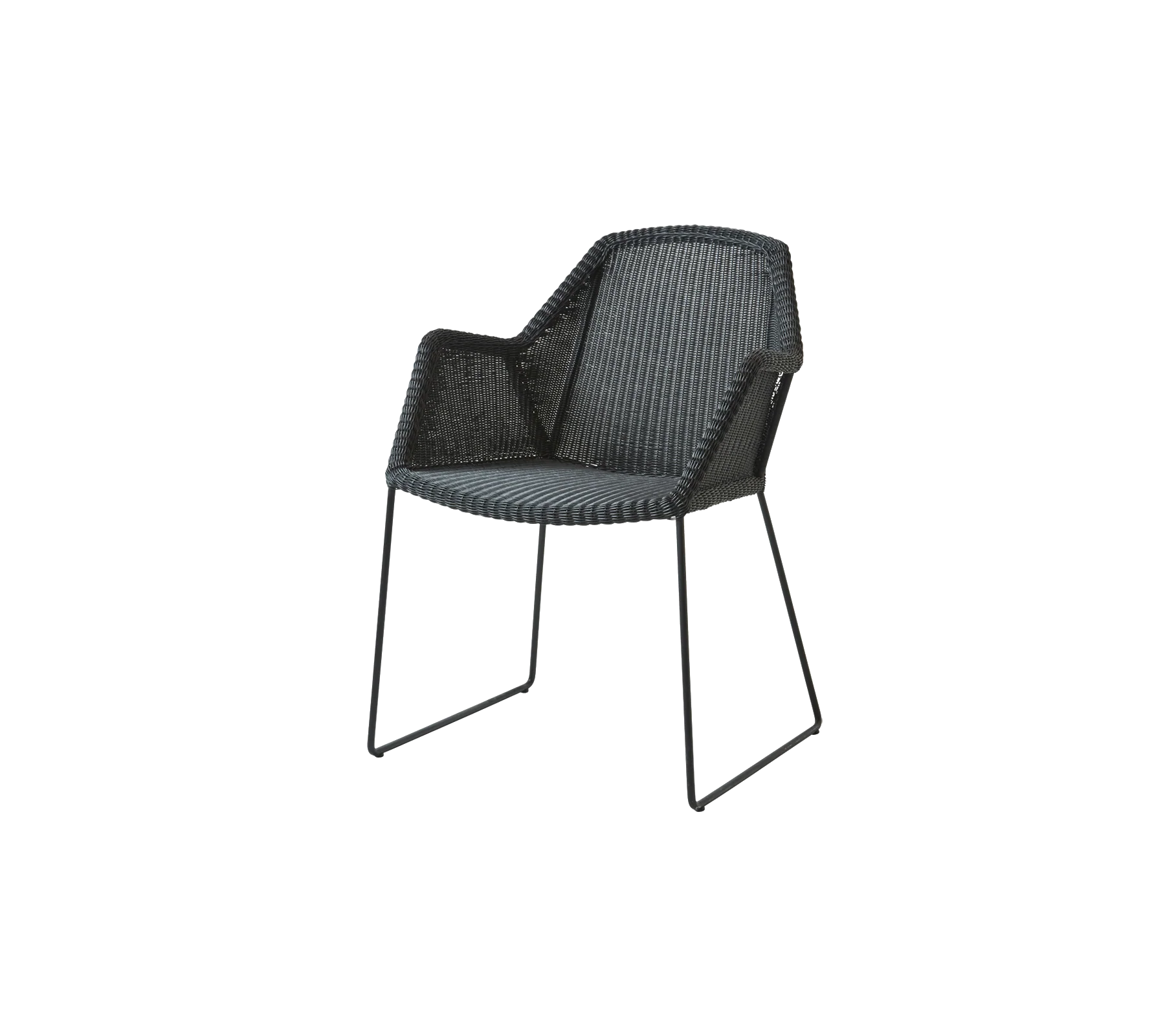 Breeze Havestol m. Meder Stel fra Cane-line Black - Jacobsen Plus