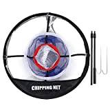 Svart Nylon Mesh Folding Golf Chipping Net Balls Collector Bracket Väska Träningstillbehör
