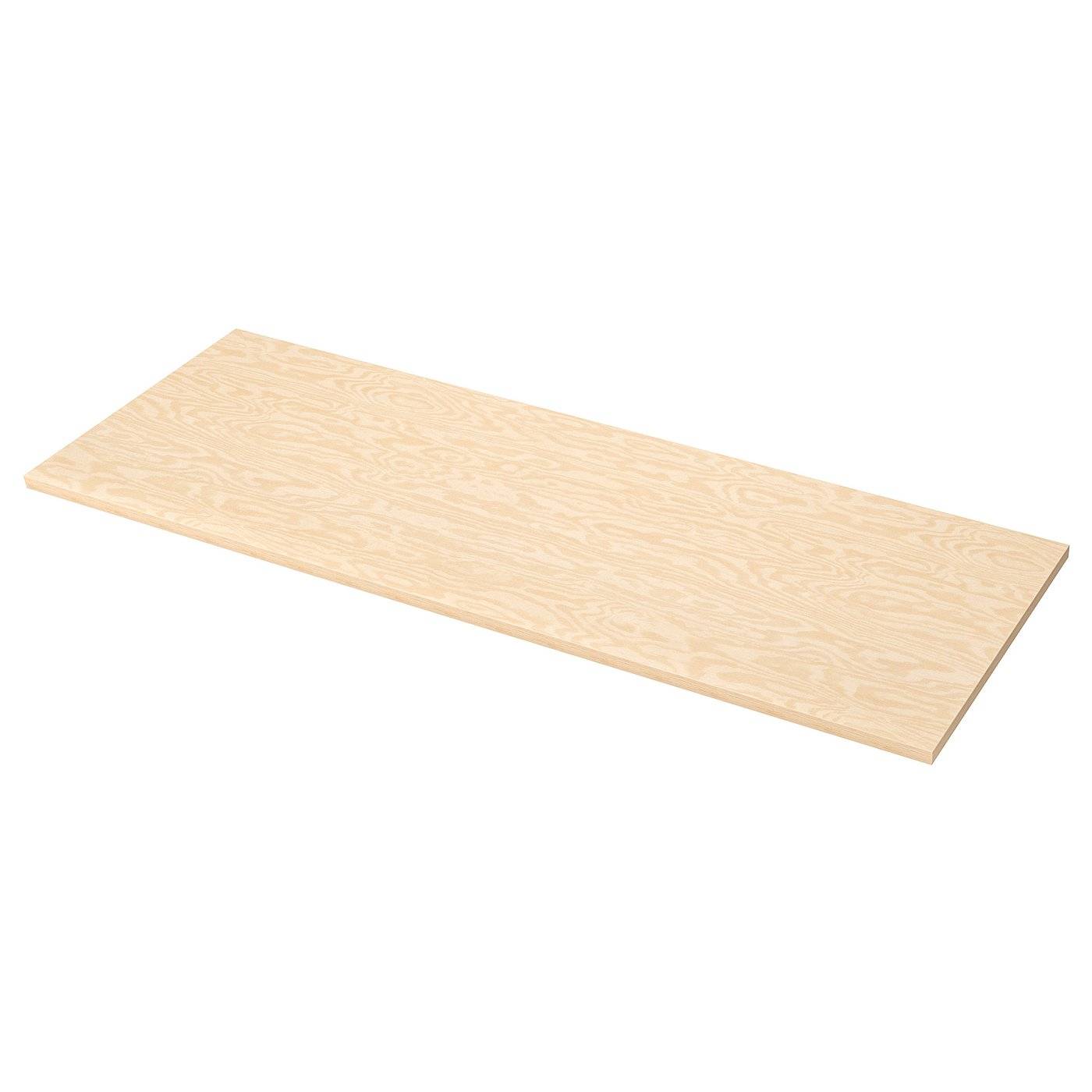 EKBACKEN bänkskiva, plywood mönstrad/laminat, 186x2.8 cm