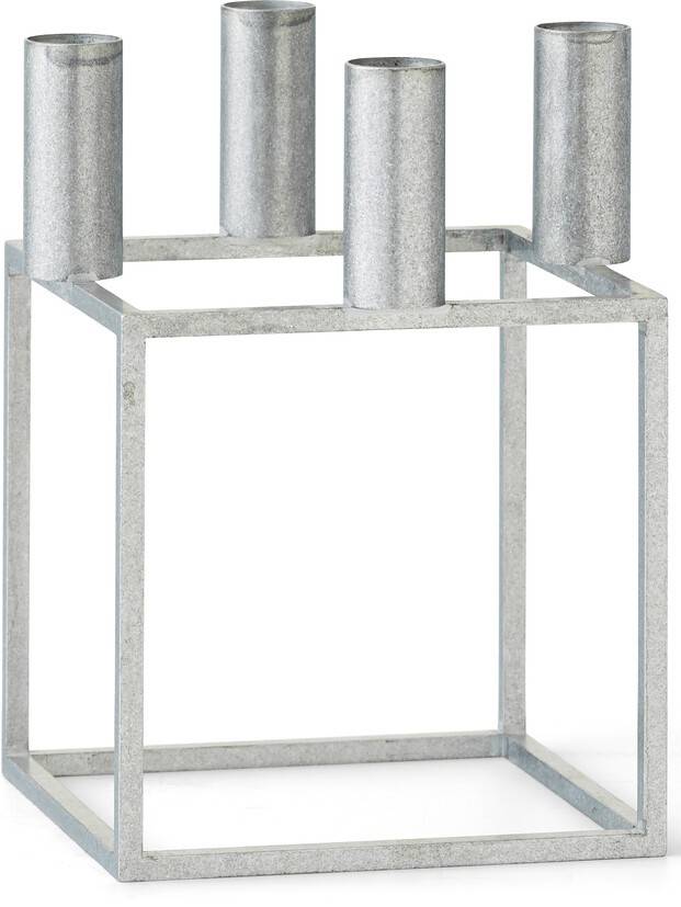 Audo Copenhagen Kubus 4 Lysestage H20 cm, Zink