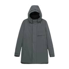 Krakatau, Frakke, Herre, Grøn, XL, Polyester, Removable Hood Trench Coat