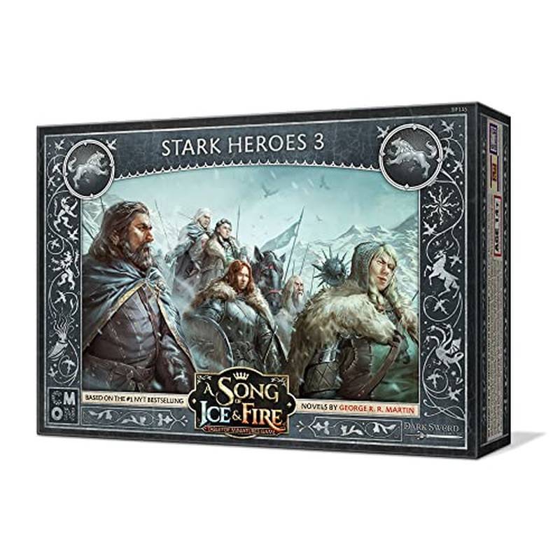 A Song of Ice and Fire Tabletop Miniatures Game Stark Heroes III...