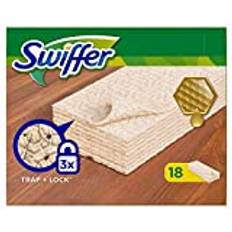 Swiffer Golvmopp torra golvdukar, påfyllningspaket för trä och parkett, 18 st.