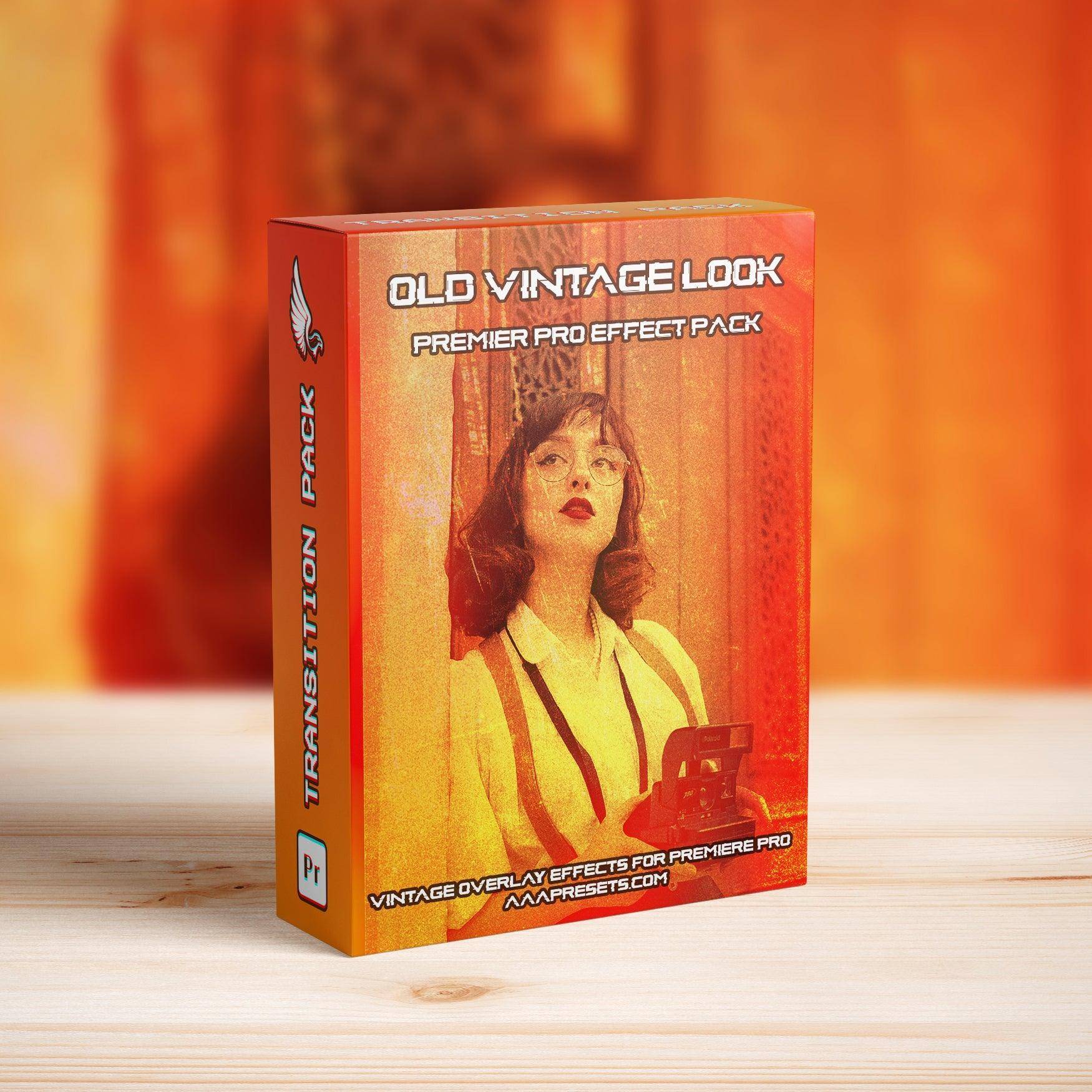 Old & Damaged Film Looks Overlay Effect For Adobe Premiere Pro - Commercial