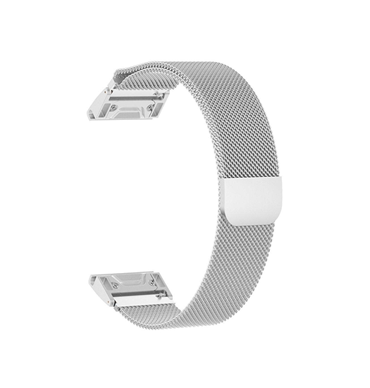 Garmin QuickFit 22mm - L'Empiri™ Milanese Loop / Rem - Sølv
