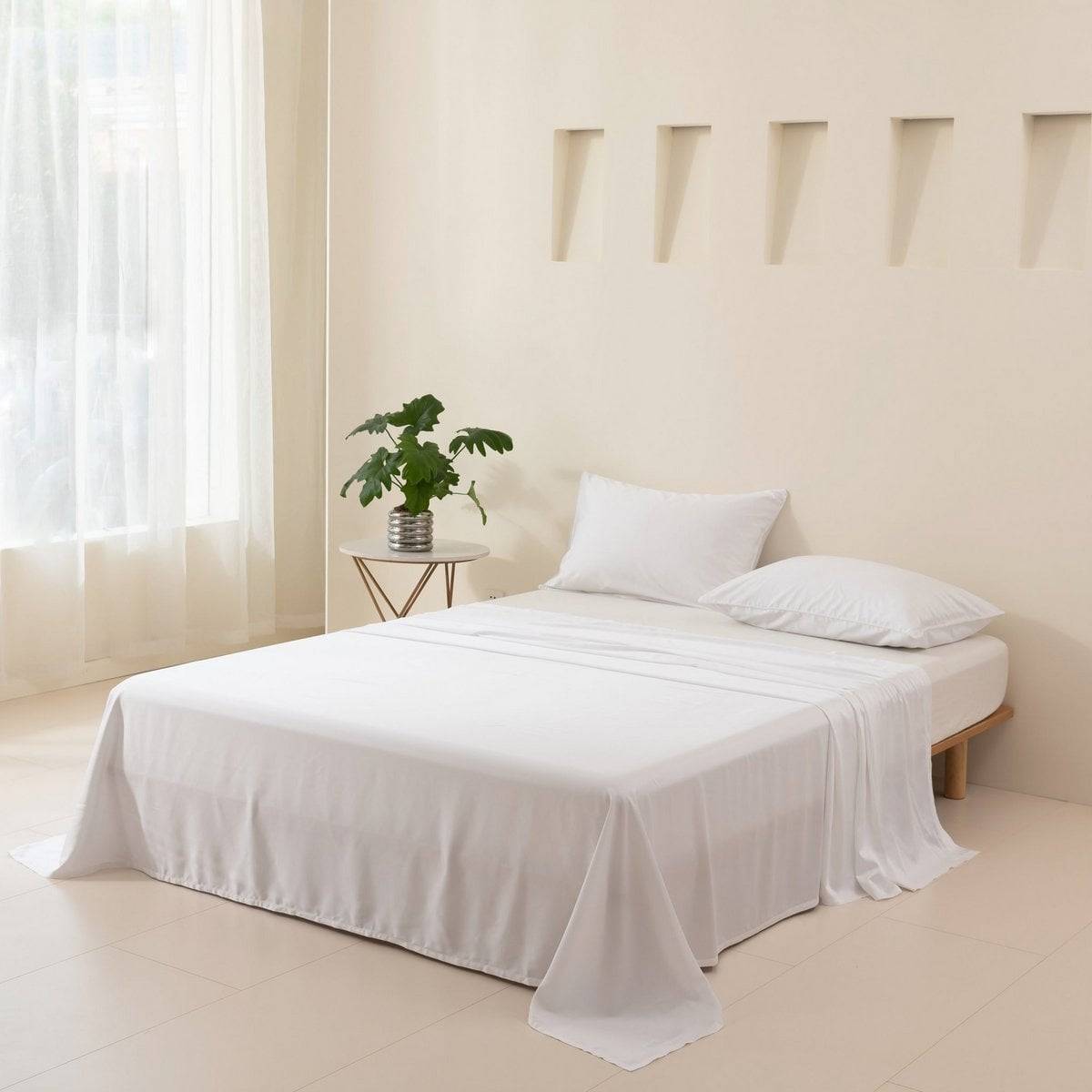 Organic Bamboo Flat Sheet 400TC – Boomba Bamboo Premium - 180x290cm