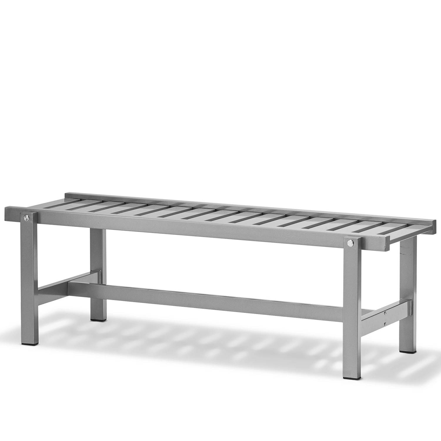 Bänk 85 grå aluminium - Grå