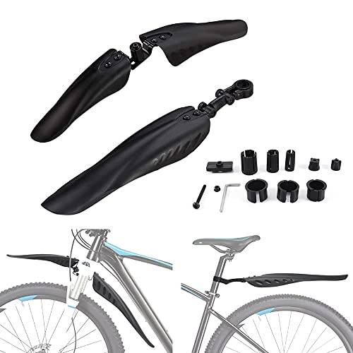 MEISHANG Justerbart stänkskyddsset, stänkskydd zumskydd, stänkskydd mountainbike, cykel skyddsplåt mountainbike, justerbart stänkskyddsset, set för cykel