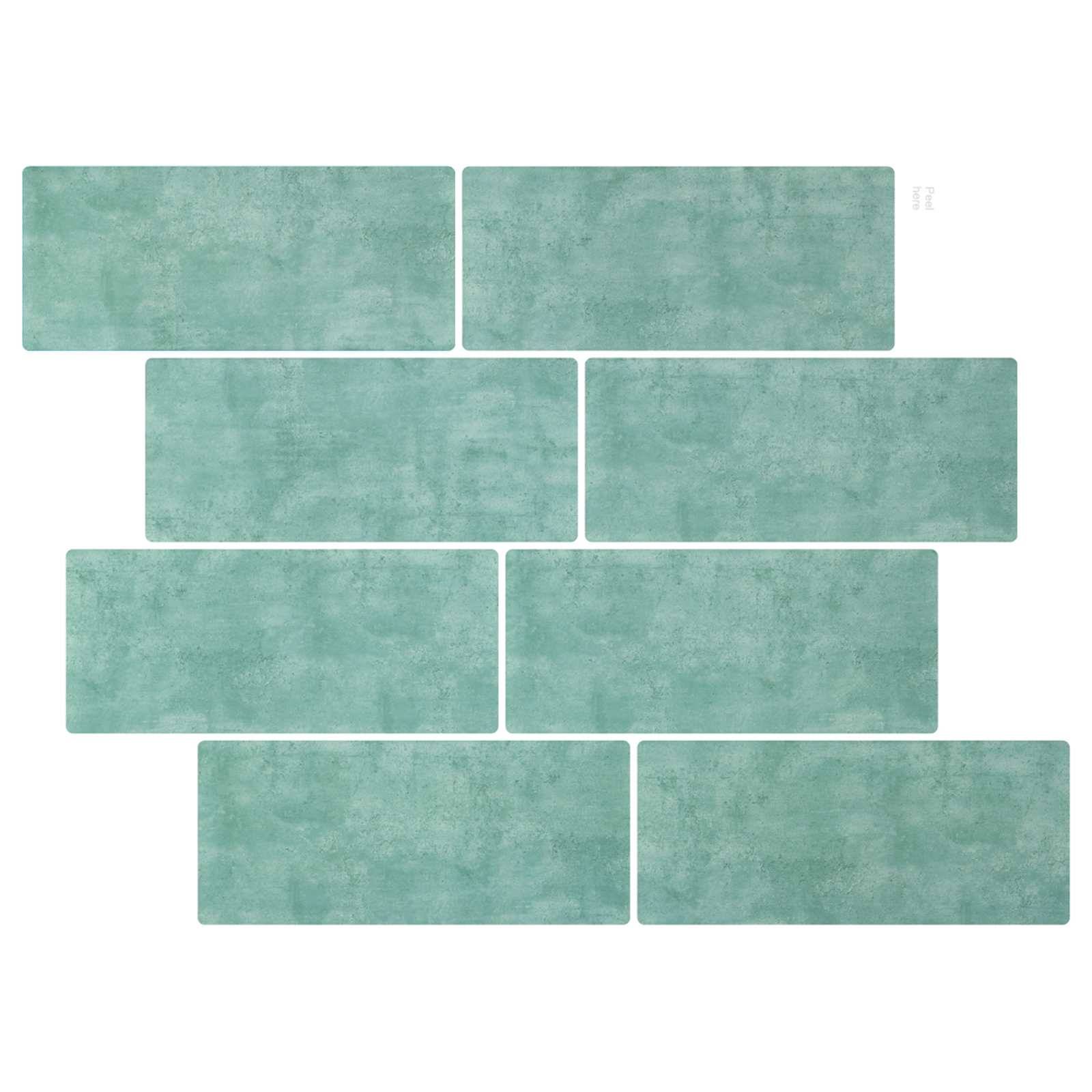 vidaXL Subway flise 20 pcs Grågrøn 29 x 21 cm Polyurethan og PET
