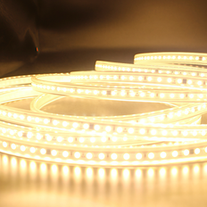 5 m. LED strip HiCRI X2 RA98 - 230V, IP67, 1000lm/m, 12W/m, kan klippes for hver 10cm - Kulør : Varm