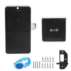 Smart Electronic Lock ID Card Induction AntiTheft Lock for Sauna Bathroom Wardrobes File Cabinet