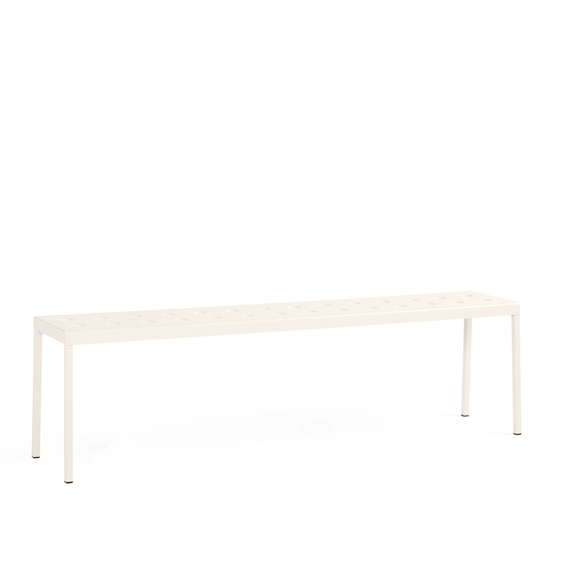 HAY - Balcony Bench L165,5xW35xH46 - Chalk beige - Trädgårdsbänkar - Ronan & Erwan Bouroullec - Beige - Metall