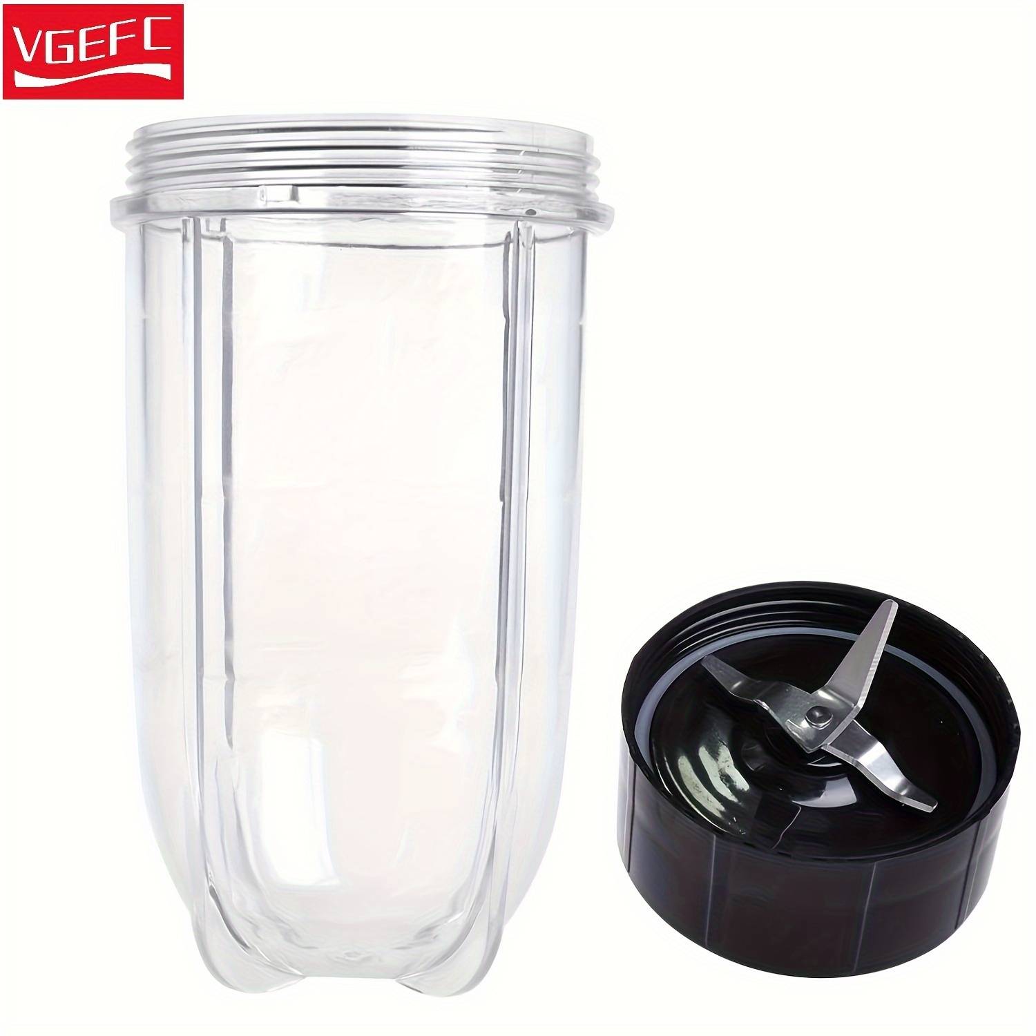 Vgefc 2-pack Replacement Cross Blade + 16oz Cup Set For Magic , Replacement Parts Compatible With 250 W Magic Mb1001 Blender