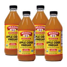 Bragg Organic Apple Cider Vinegar 473ml Set of 4 Japanese Apple Cider Vinegar 473ml [Genuine Product]