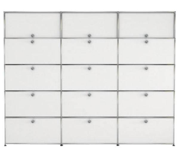 USM Haller reol eks 6 - 36 - Olive