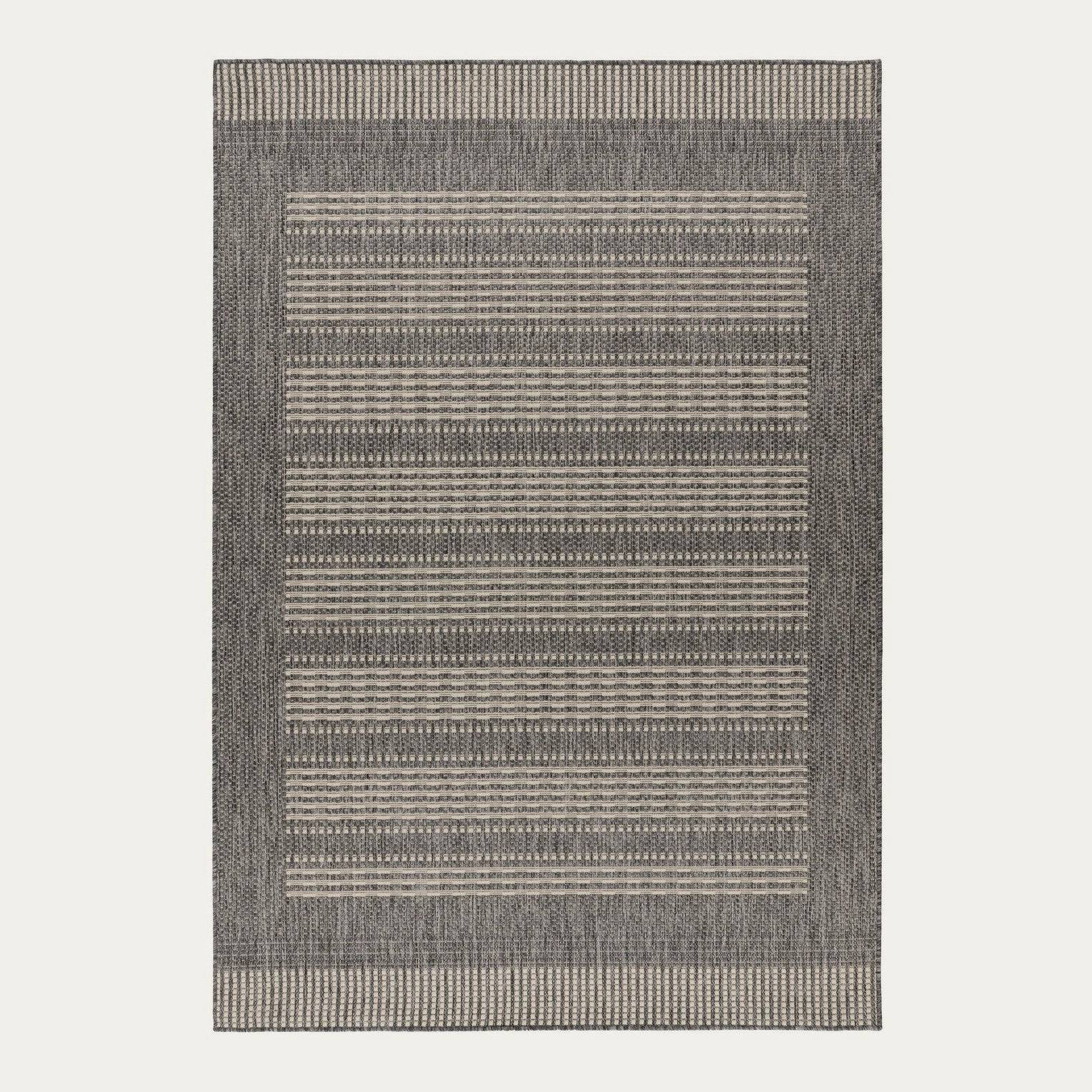Nibru 125 Tæppe Kort Luv Til Inde Og Ude - 160 x 230 cm / Sølv