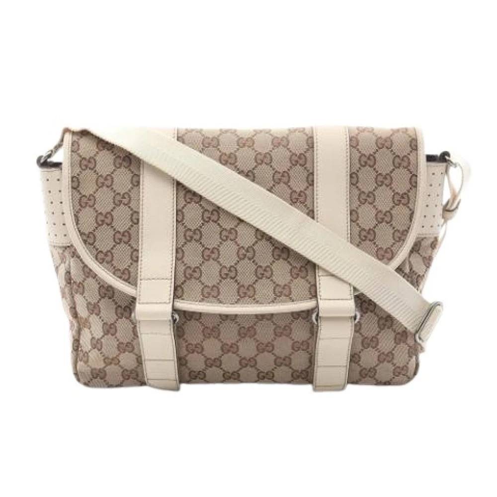 Gucci Vintage Pre-owned GG Canvas Håndtaske - Vintage - unisex - Beige - ONE SIZE - Uld