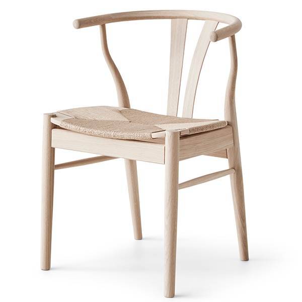 Findahl by Hammel - Freja spisebordsstol - Bøg / Lak Light / Fletsæde Sort