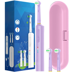 Intelligent Rotating Electric Toothbrush, Rechargeable Rotary Toothbrushes Compatible with Oral B