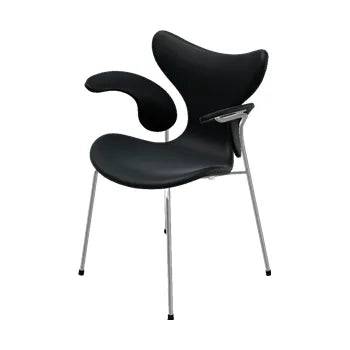 3208 Liljen med armlæn af Arne Jacobsen Grace læder / Mørk-brun - Jacobsen Plus