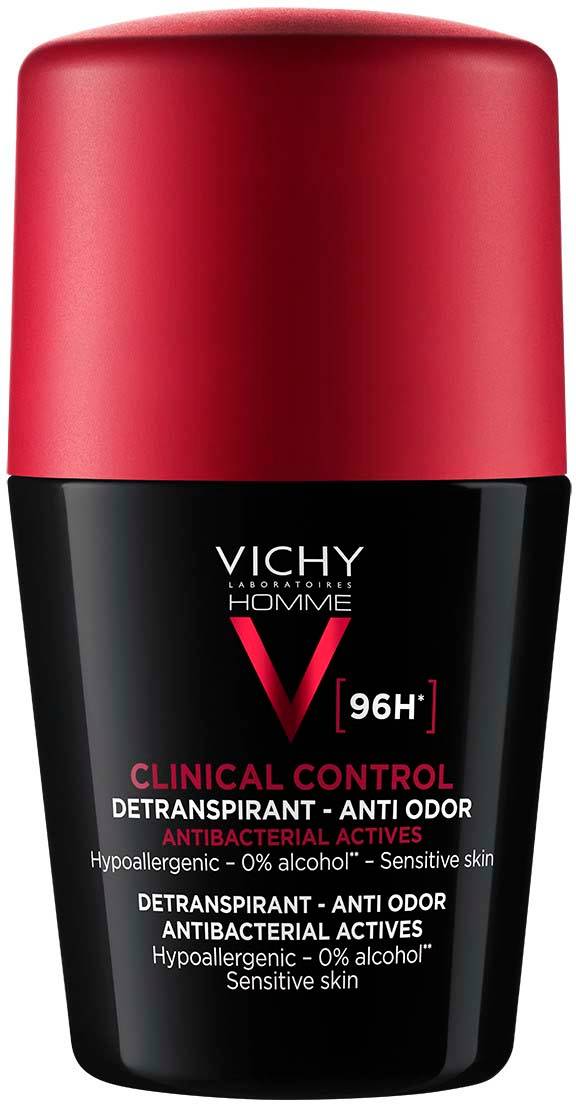 VICHY Homme Clinical Control 96hr Roll-on Antiperspirant 50 ml