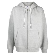 Nike - hoodie med dragkedja - herr - bomull/polyester - S - Grå