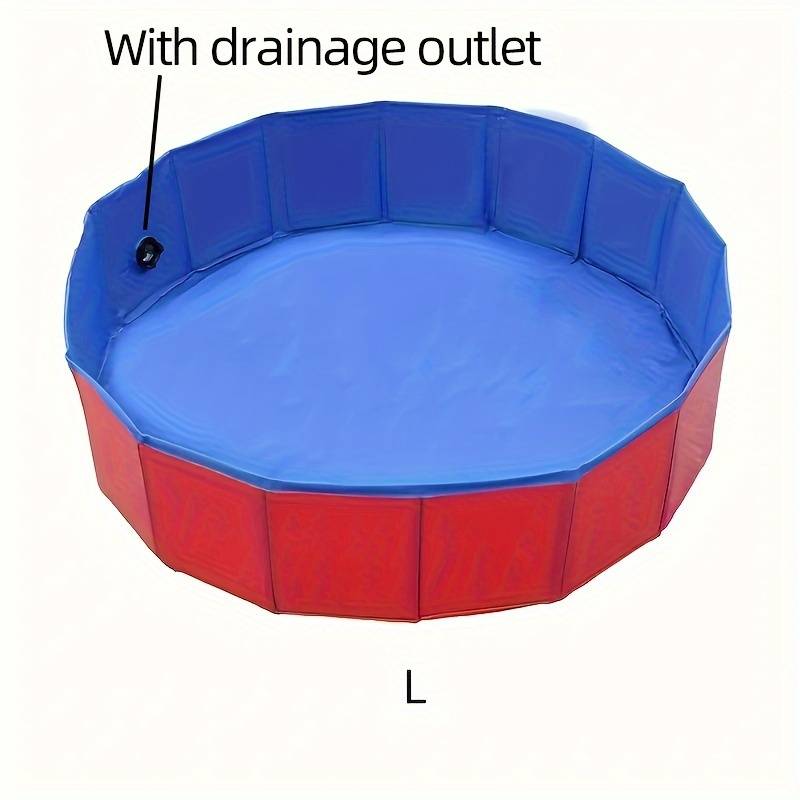 TEMU Pet Foldable Shower Bathtub, Portable Dog Pet Bathing Pool