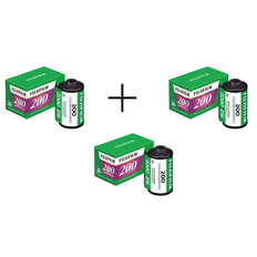 Fuji - Film 200 135-36 Color Negative Film 3-Pack - Fri fragt og klar til levering - Prismatch