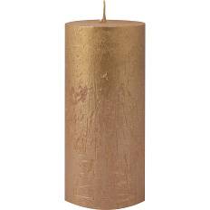 Windsor rustik bloklys 6x12,5 cm - guldfarvet (På lager i butik)