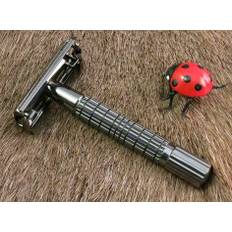 Timor Butterfly Safety Razor - Svart Krom