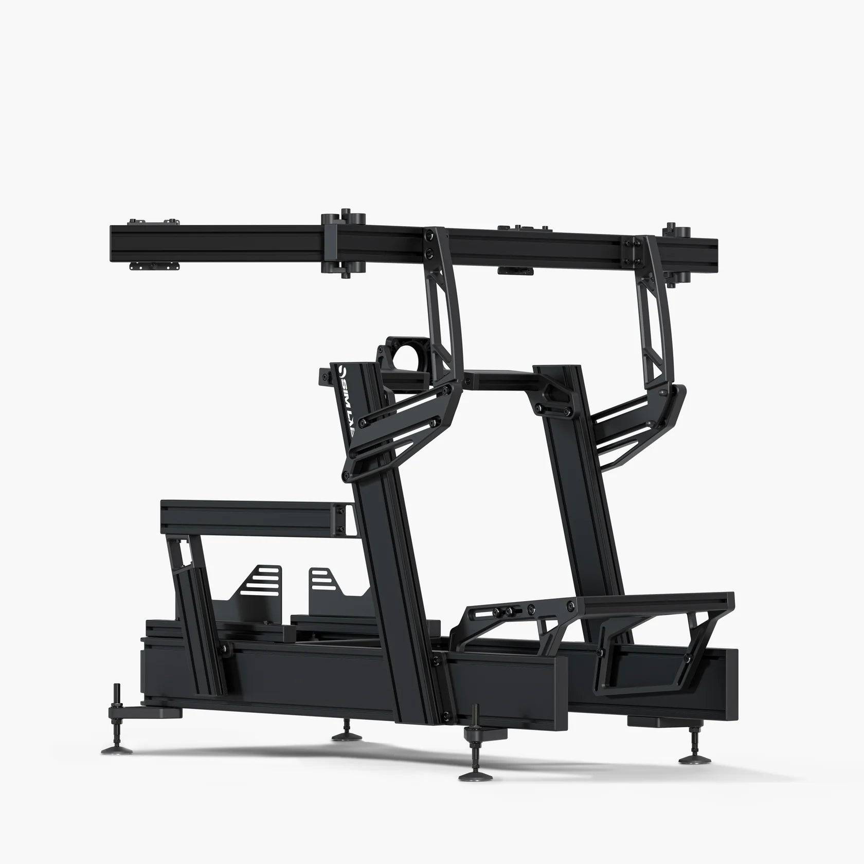 Sim-Lab P1X Pro Sim Racing Cockpit med trippel monitorstativ (Frontmount)