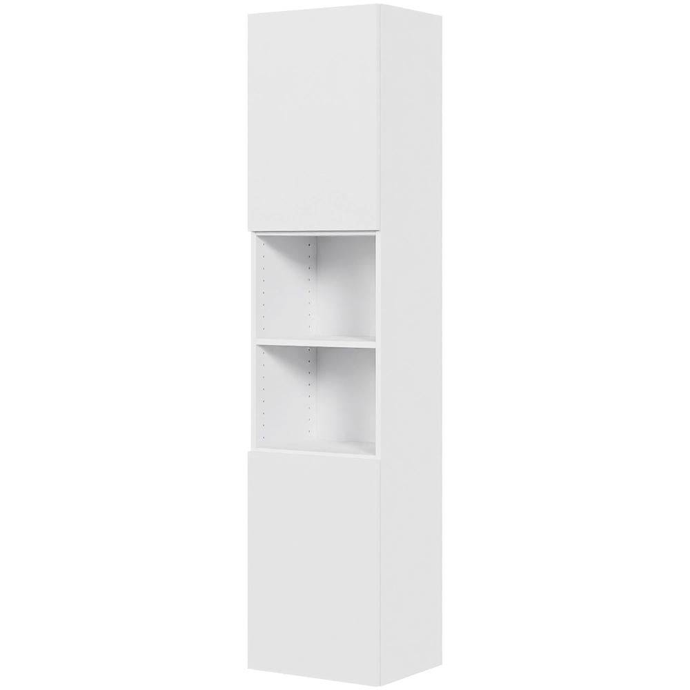Multi-Living Bad højskab 40 cm med 5 hylder og 2 låger i Malet hvid front 04.