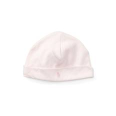 POLO RALPH LAUREN KIDS - stickad mössa - barn - bomull - One Size - Rosa