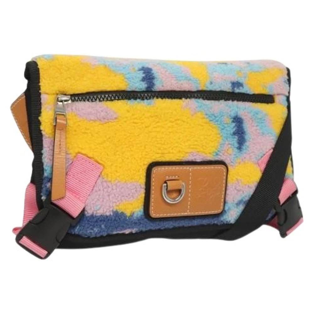 Loewe Pre-owned Pre-owned Wool Skuldertaske - Vintage - Dame - Flerfarvet - ONE SIZE - Uld