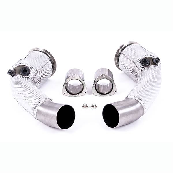 Milltek Large Bore Downpipes and Hi-Flow Sports Cat Audi S8 D5 Long Wheel Base (Non OPF/GPF US/ROW Models)