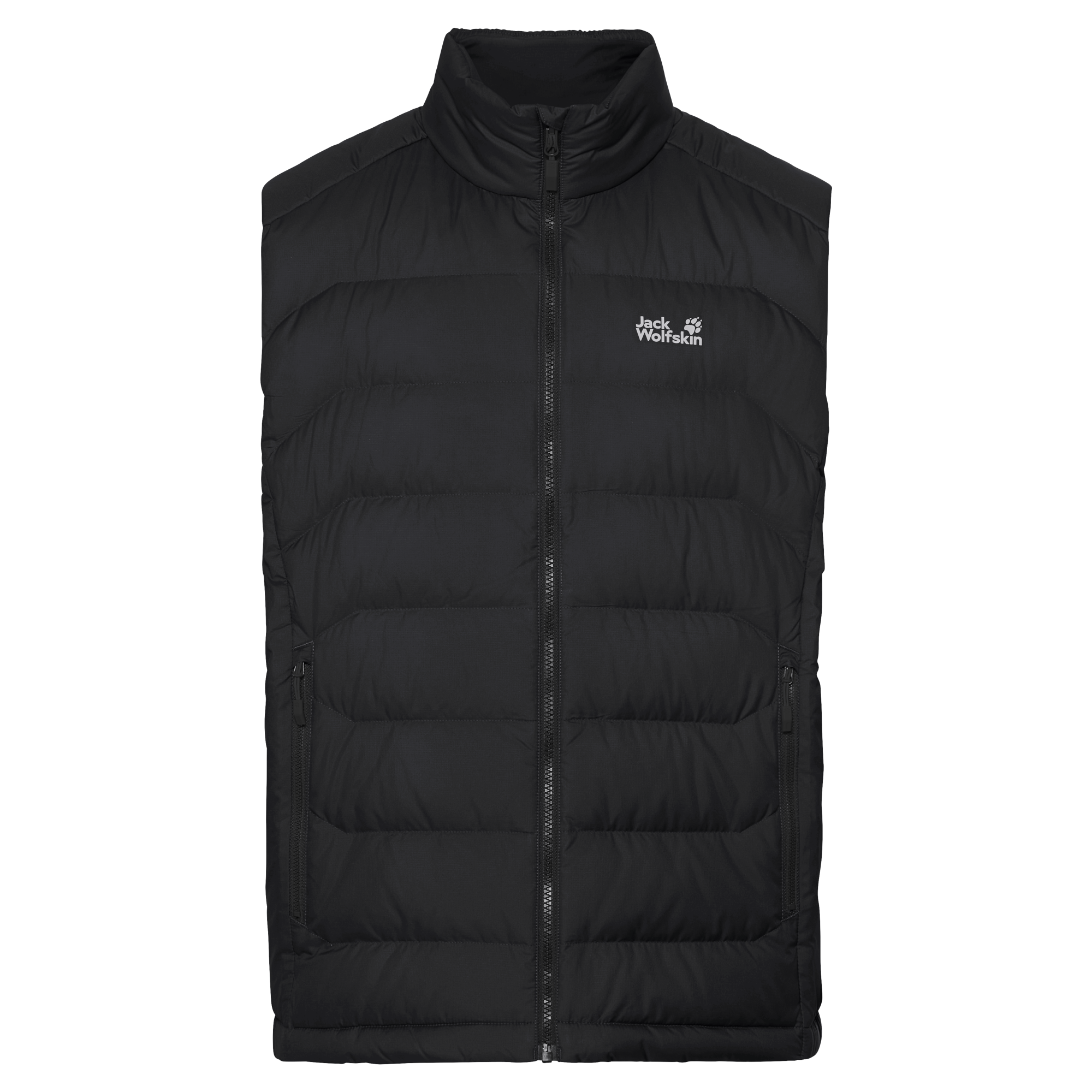 Jack Wolfskin WILD PASS DOWN VEST M RDS Winddichte Daunenweste mit 3-in-1 System Herren - Black / L