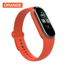 Silikonarmband för Xiaomi Mi Band 5 & Mi Band 6 - Orange