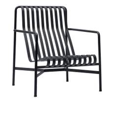 HAY - Palissade Lounge Chair High - Anthracite - Loungestole - Ronan & Erwan Bouroullec - Grå - Metal