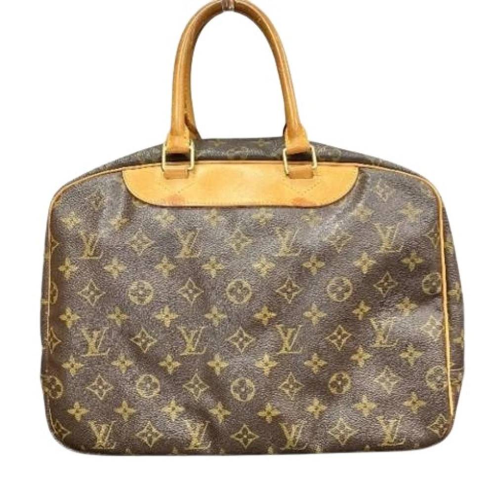 Louis Vuitton Vintage Pre-owned Monogram Canvas Håndtaske - Vintage - Dame - Brun - ONE SIZE -