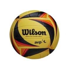 Volleyball Wilson AVP Replica Game gul-sort-orange størrelse 5