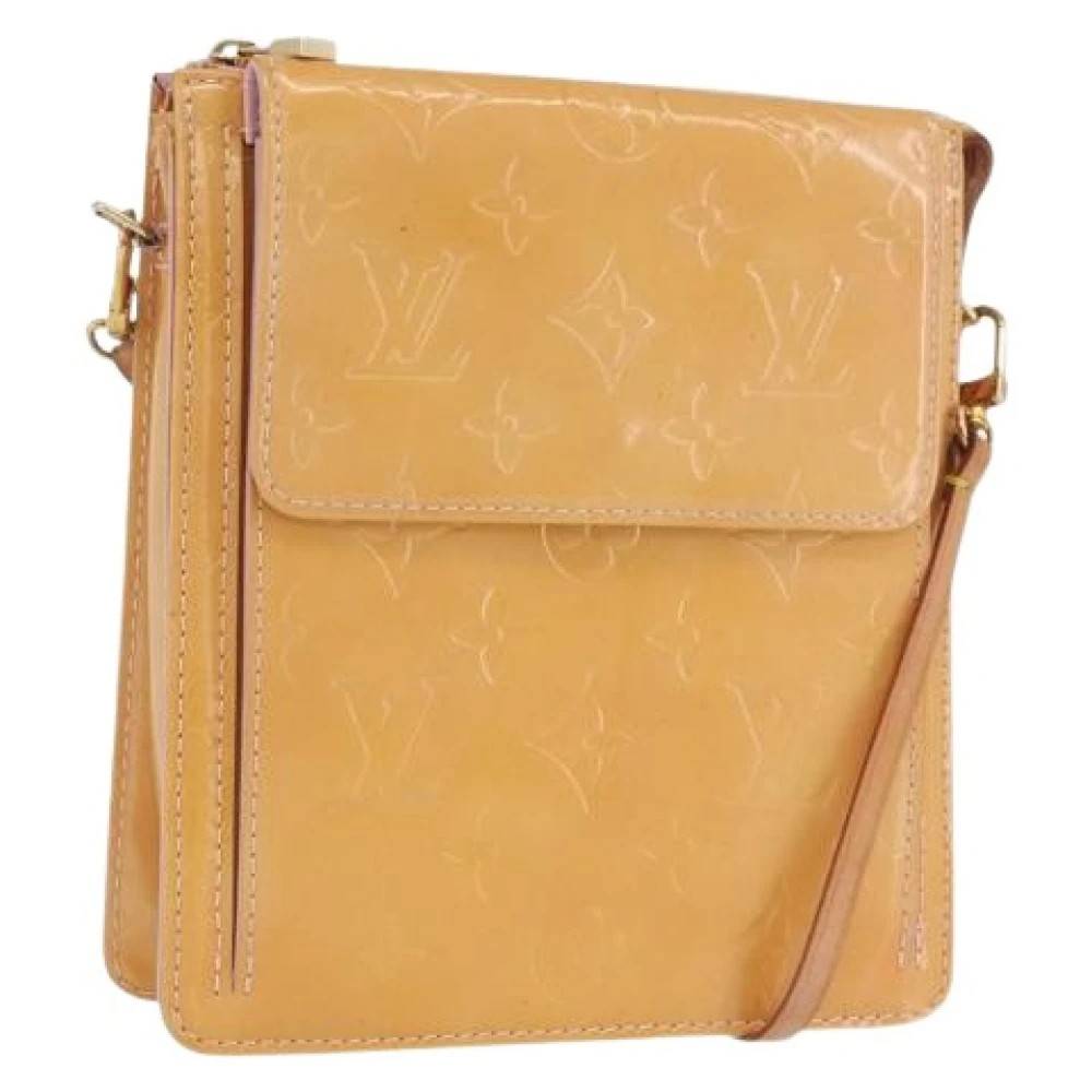 Louis Vuitton Vintage Pre-owned Accessory Pouch - Vintage - Dame - Beige - ONE SIZE - Læder